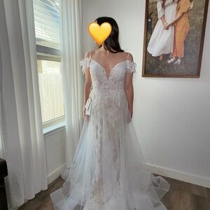 L’amour by Calla Blanche LA9127 Wedding Dress – Size 12 – New With Tags